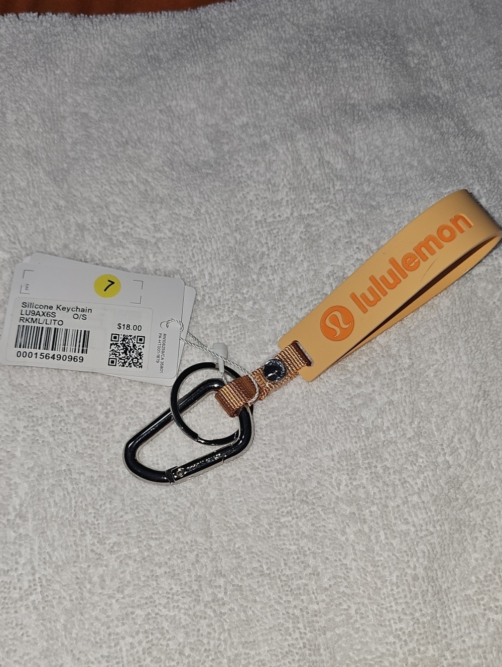 Lululemon Silicone Keychain!! Nwts! RKML/LITO!!